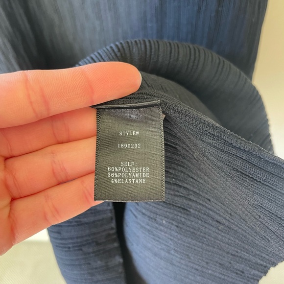 Modern Citizen Madelyn Ruffle Trim Midi Dress Black Womens Size S - Picture 6 of 8